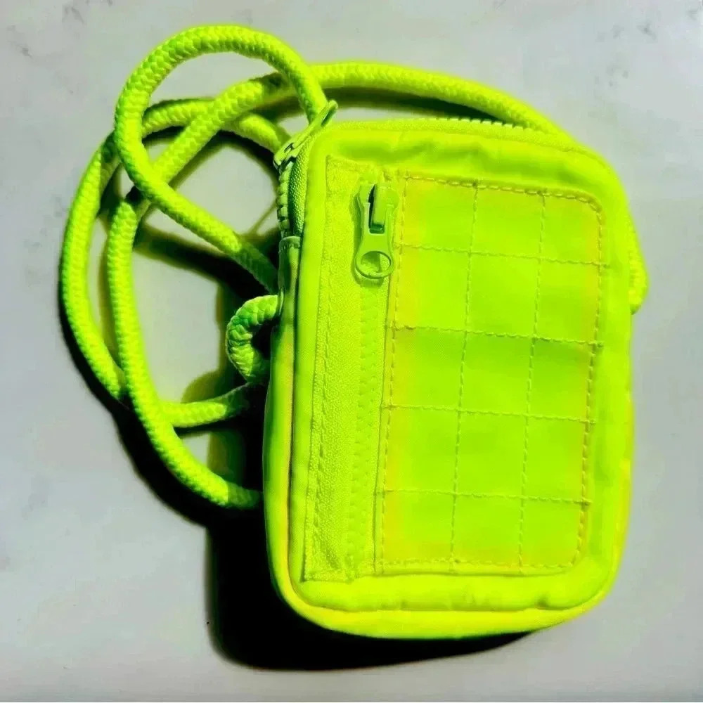 Nwot Urban Outfitters Neon Yellow Unisex Crossbody Bag